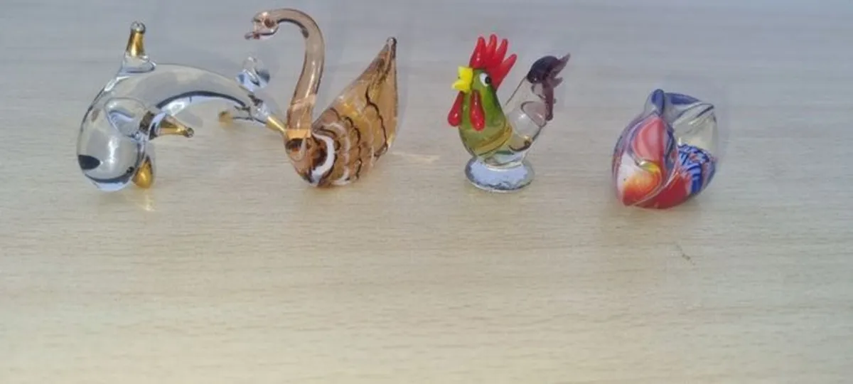 Murano glass small figurines - Image 3