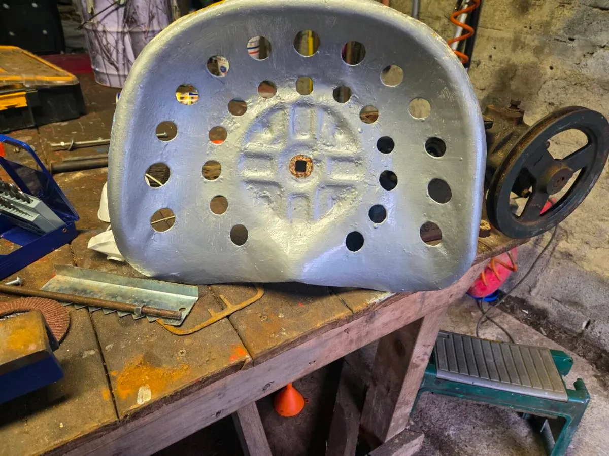 Vintage  tractor seat - Image 1