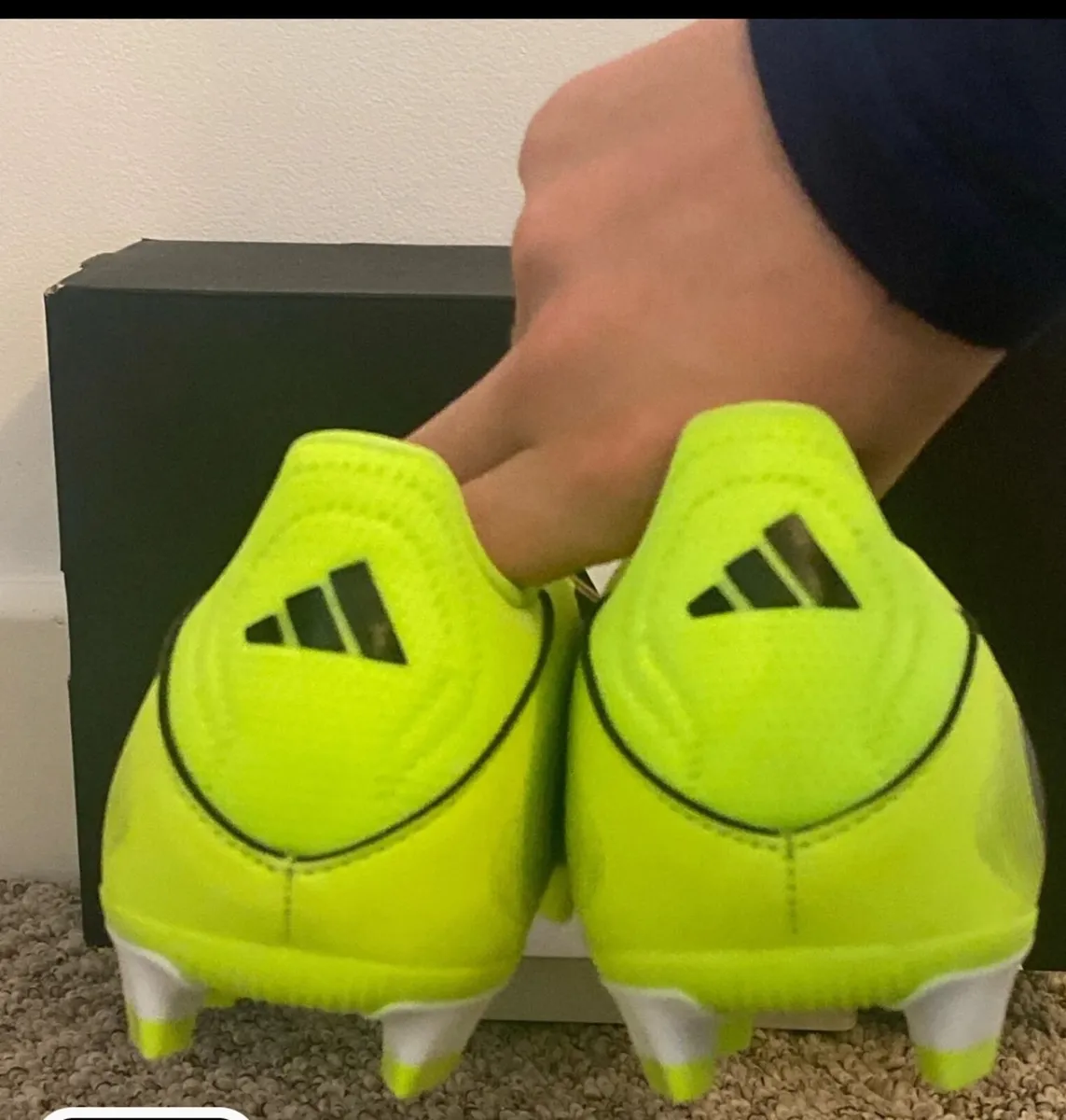 Adidas Copas | Football Boots
Black and Green New - Image 2