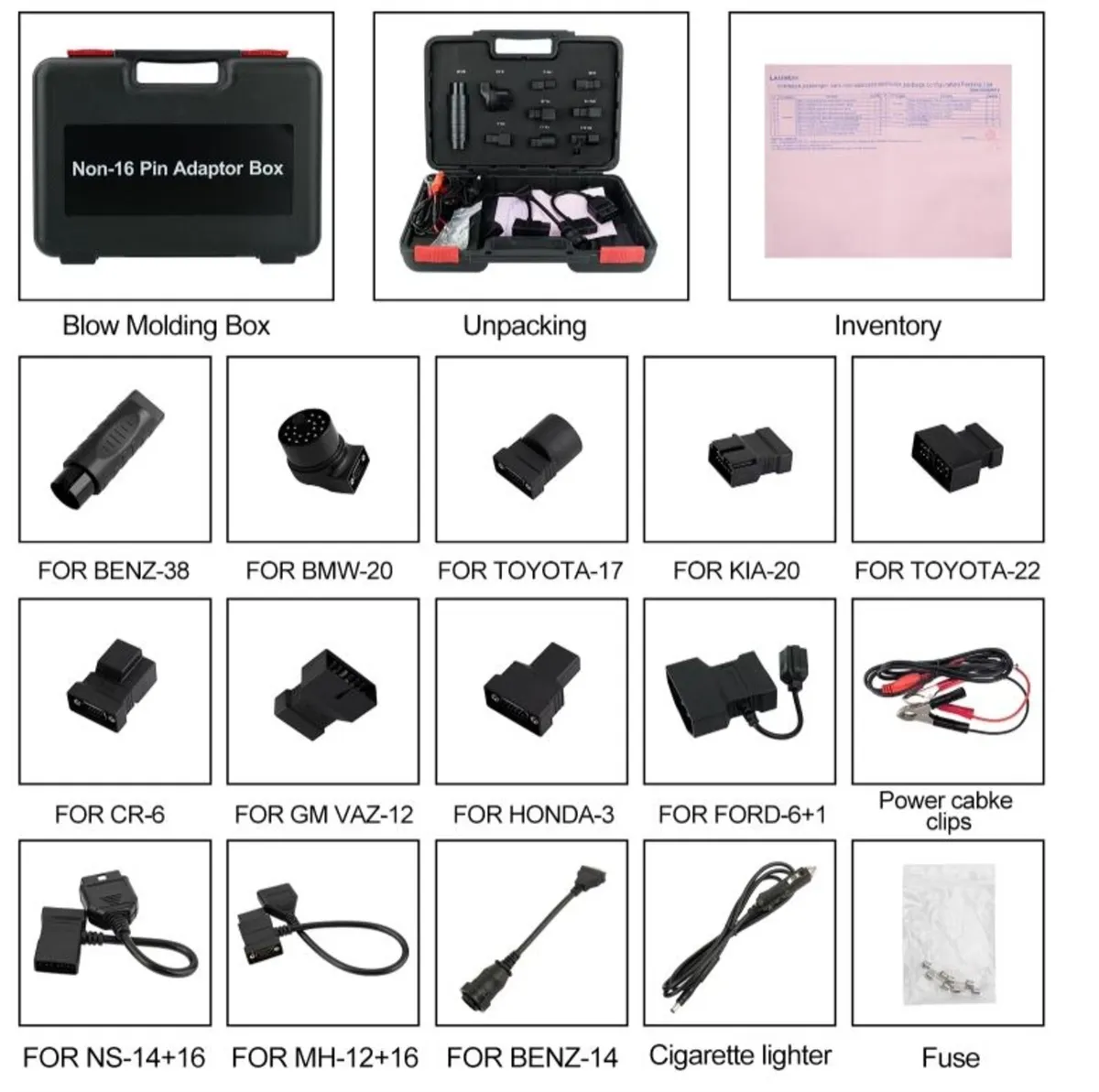 LAUNCH Non-16 Pin Adaptor Kit - Image 4