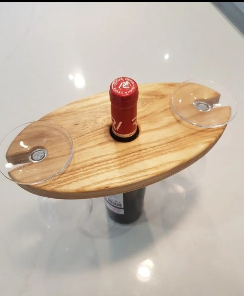 Wine bottle glass holder - Image 2