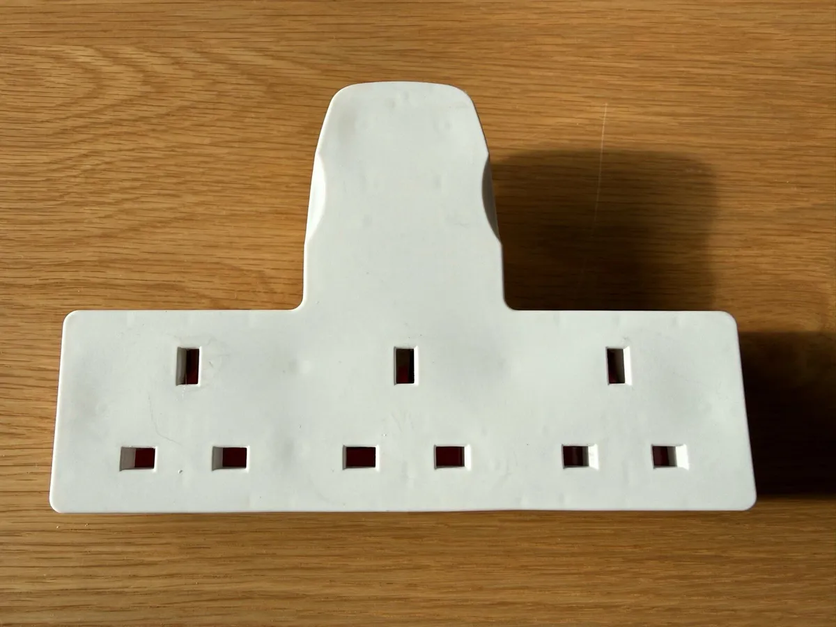 Multi plug extension socket, triple adapter plug - Image 1
