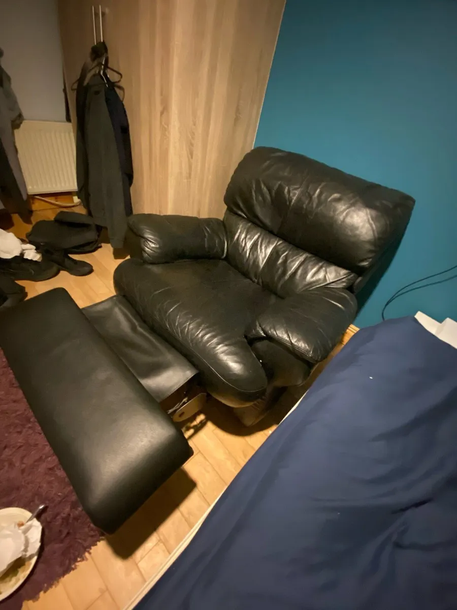 Leather Recliner Armchair - Image 3