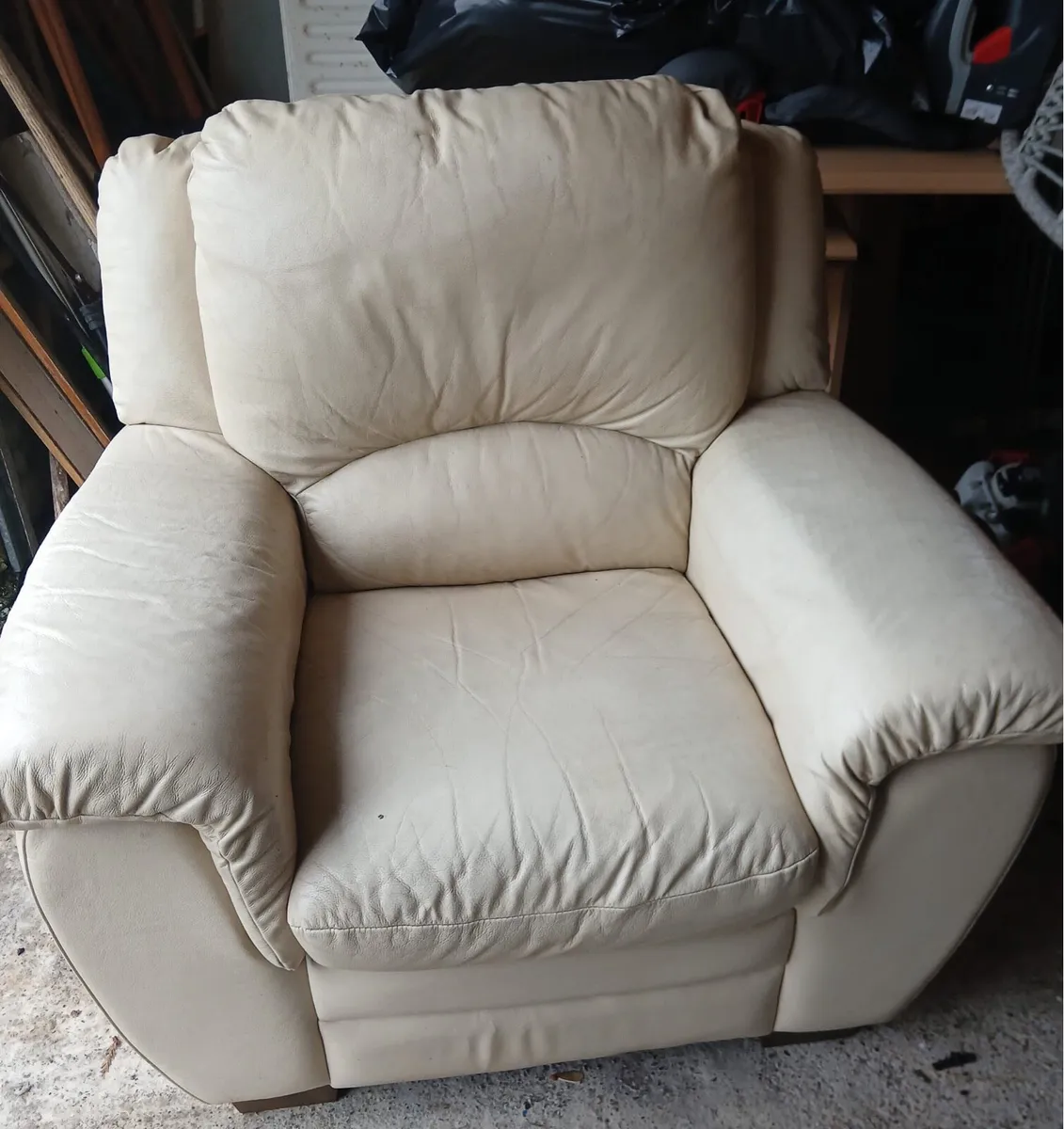 3 Piece Beige Couch - Image 3