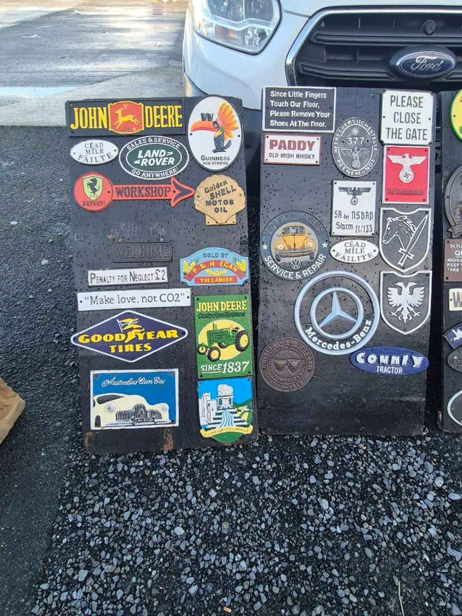 Cast iron sign - Image 3