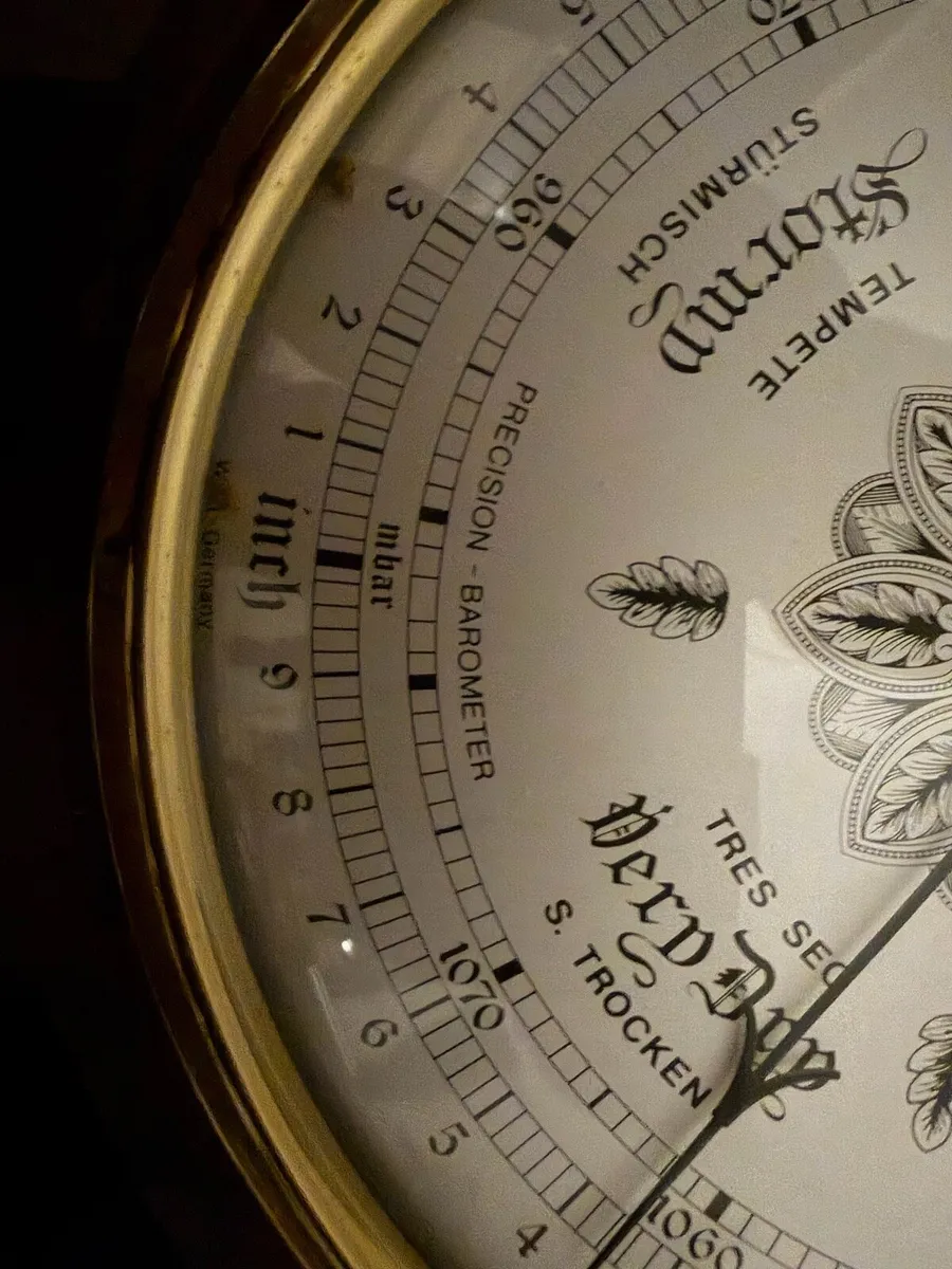 S.Trocken banjo barometer antique - Image 1