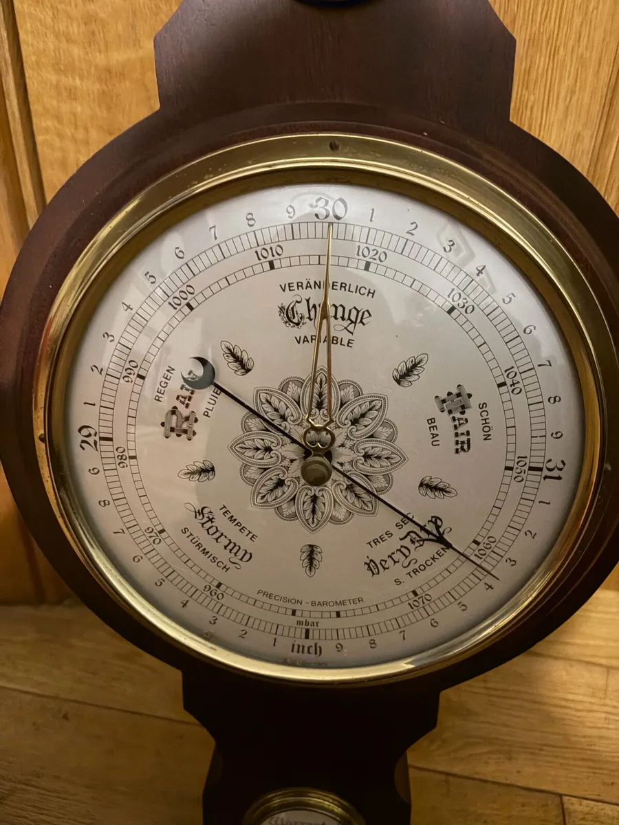 S.Trocken banjo barometer antique - Image 4