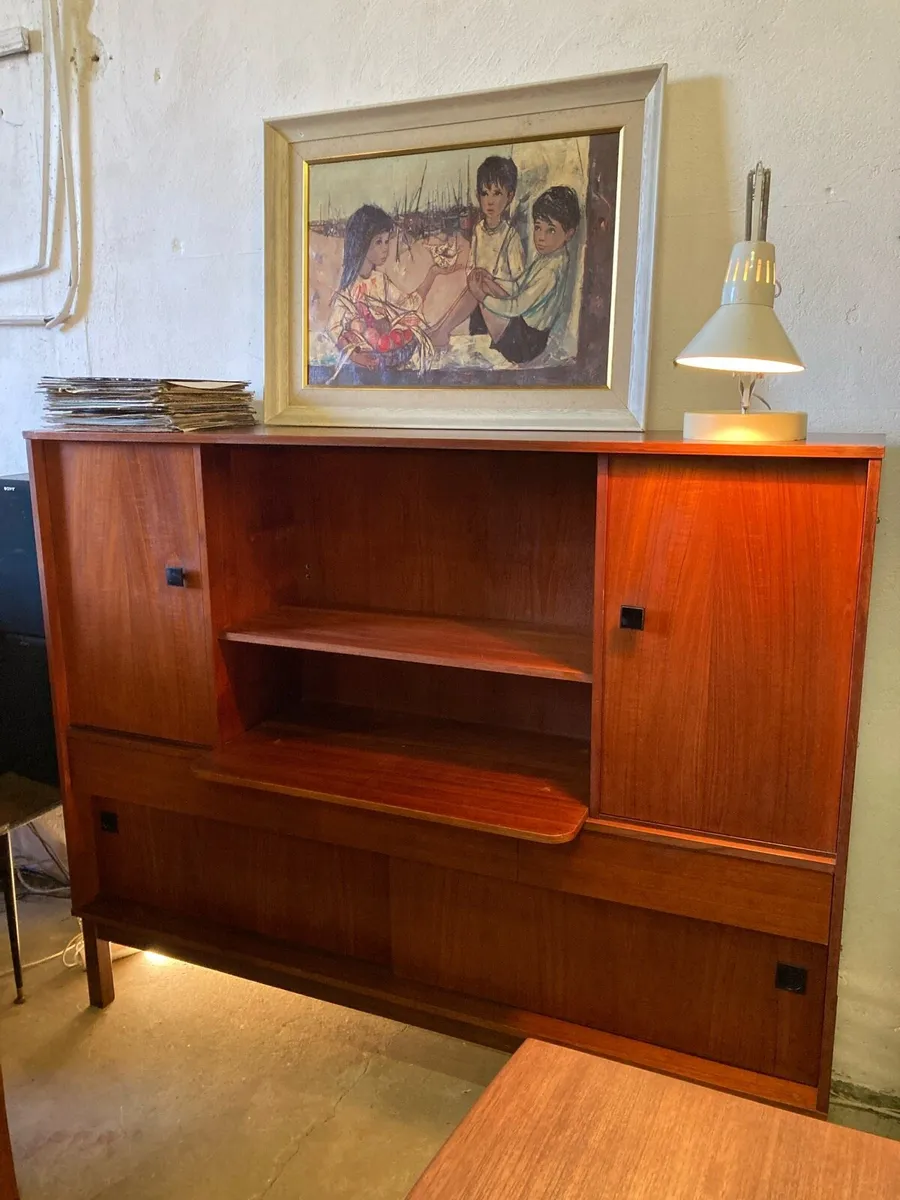 Teak Highboard -Warehouse Open Sat 28th Feb 12-4pm - Image 1