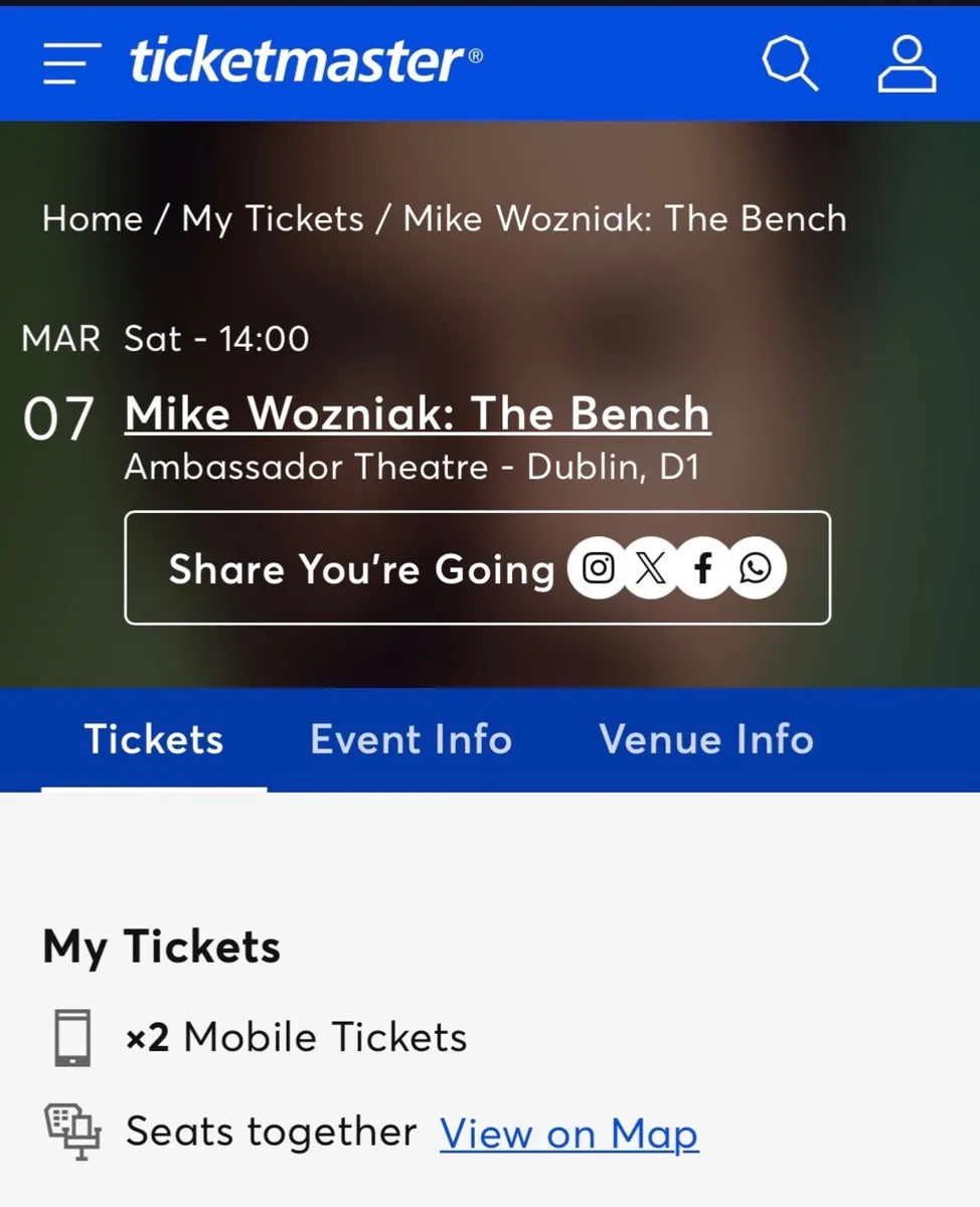 Mike Wozniak tickets