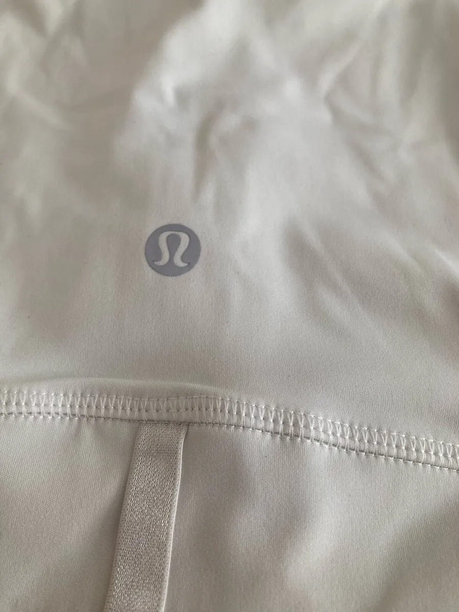 Lululemon Cropped Define Jacket White UK8 - Image 3