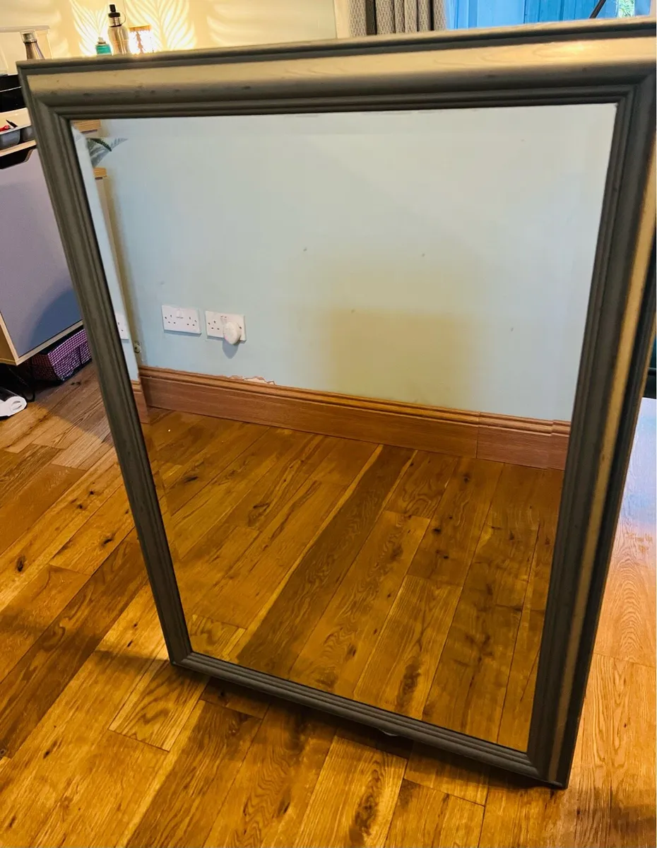 MODERN LARGE MIRROR-SOLID WOOD FRAME - Image 2