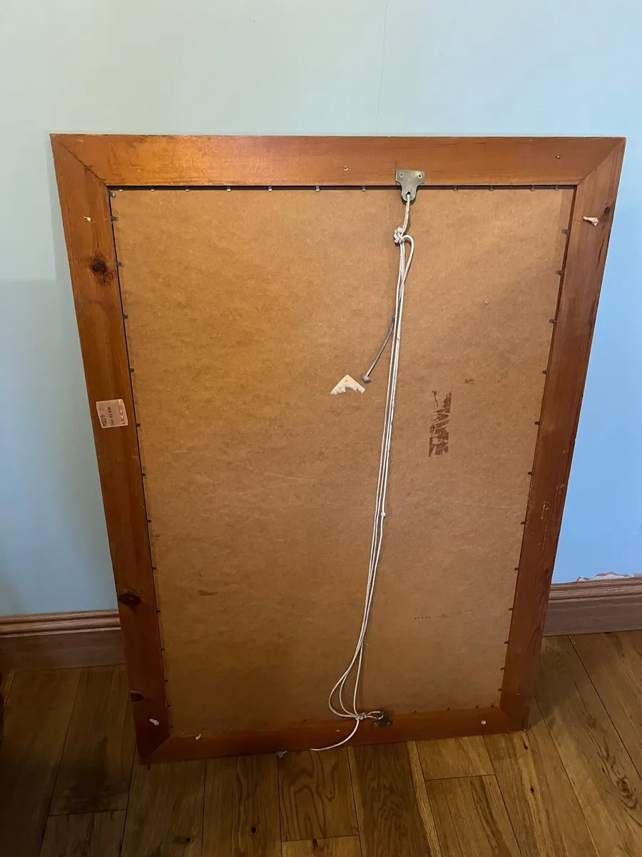 MODERN LARGE MIRROR-SOLID WOOD FRAME - Image 3