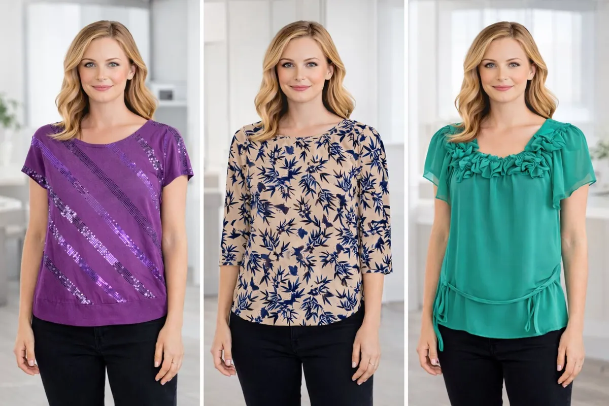 Ladies Tops - 2 for 10 Euro - Size 8  or size 10 - Image 1