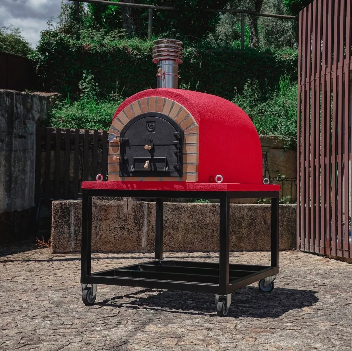 Tevira Champagne Stone Wood Fired Oven - Image 2
