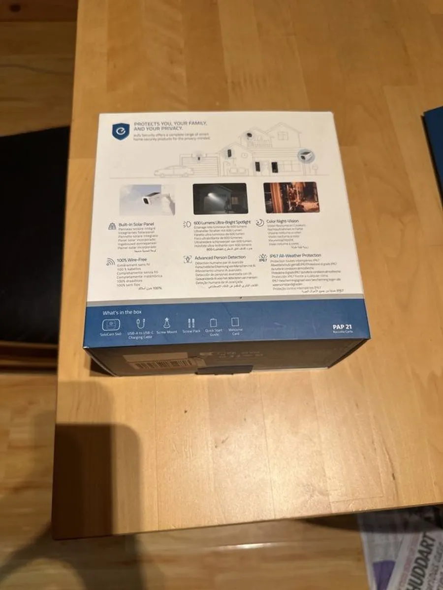 Eufy Integrated solar panel security camera S40 - Image 3
