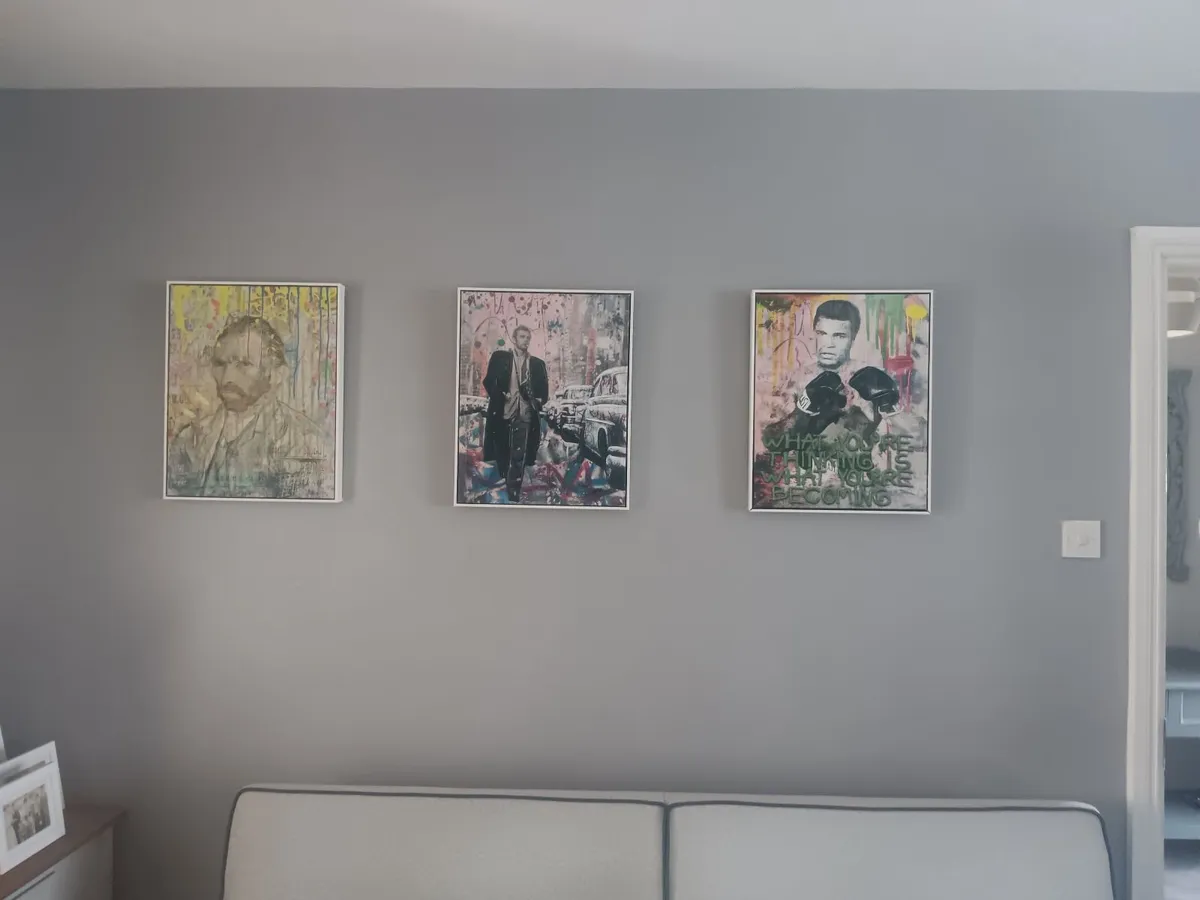 Pop art colourful canvas paintings - Image 2