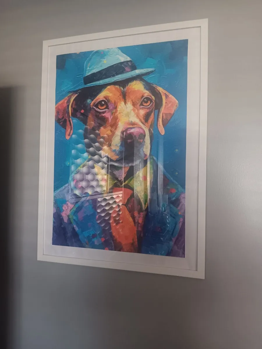 Pop Art colourful dog pictures - Image 2