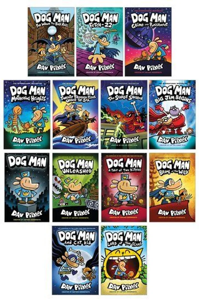 Dog Man & Cat Kid Books - 3 Paperback for 20 Euro, 3 Hardback for 25 Euro - Image 1
