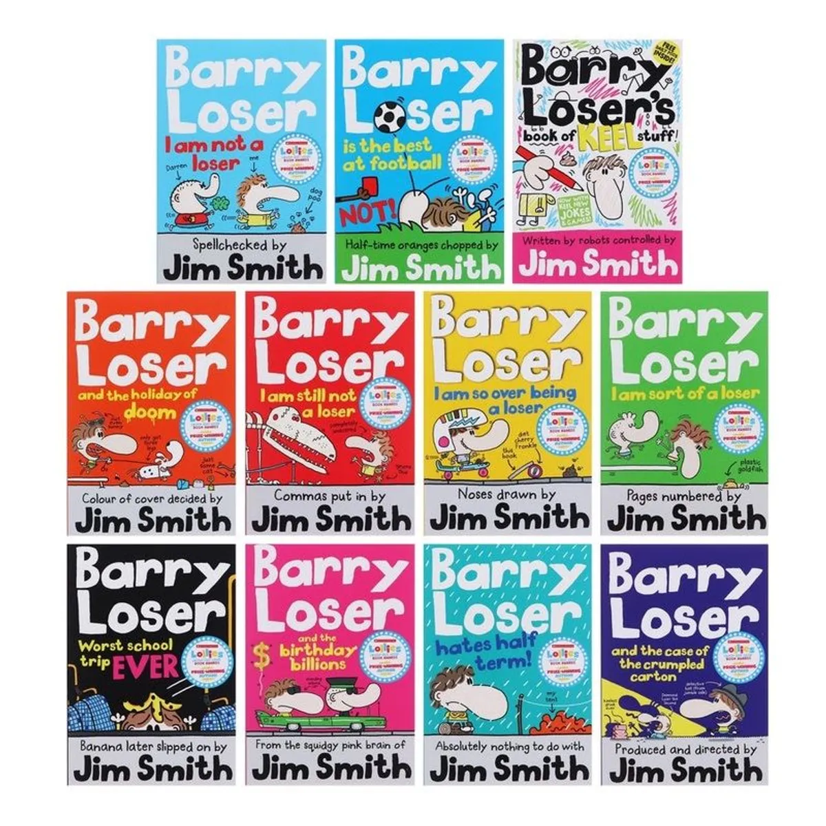 Barry the Loser Series 1-11 Books - Image 1