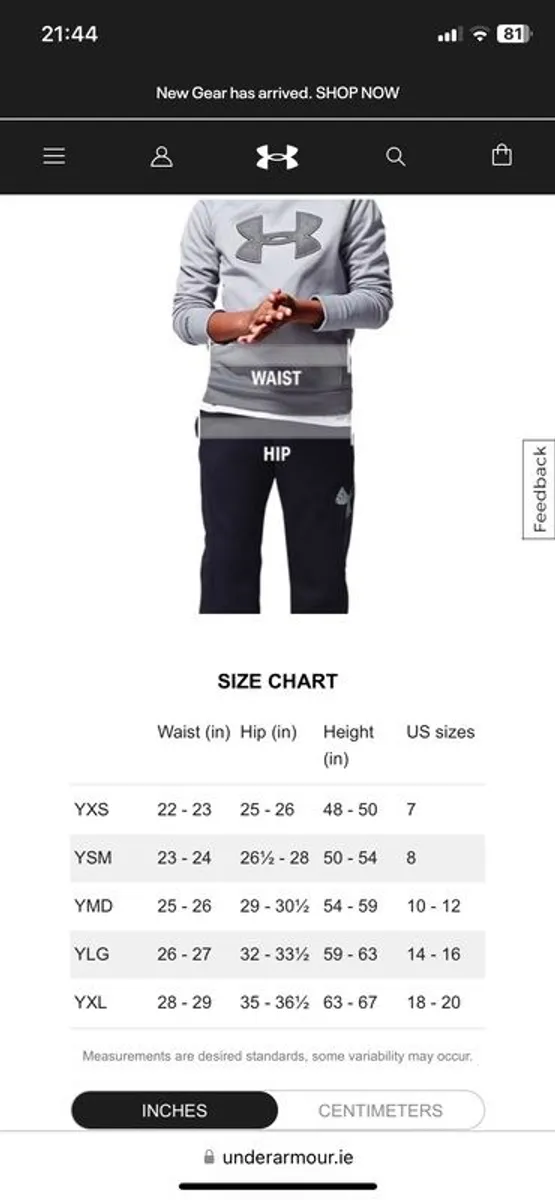 Under Armour Unisex Tracksuit 12-13yrs - Image 3
