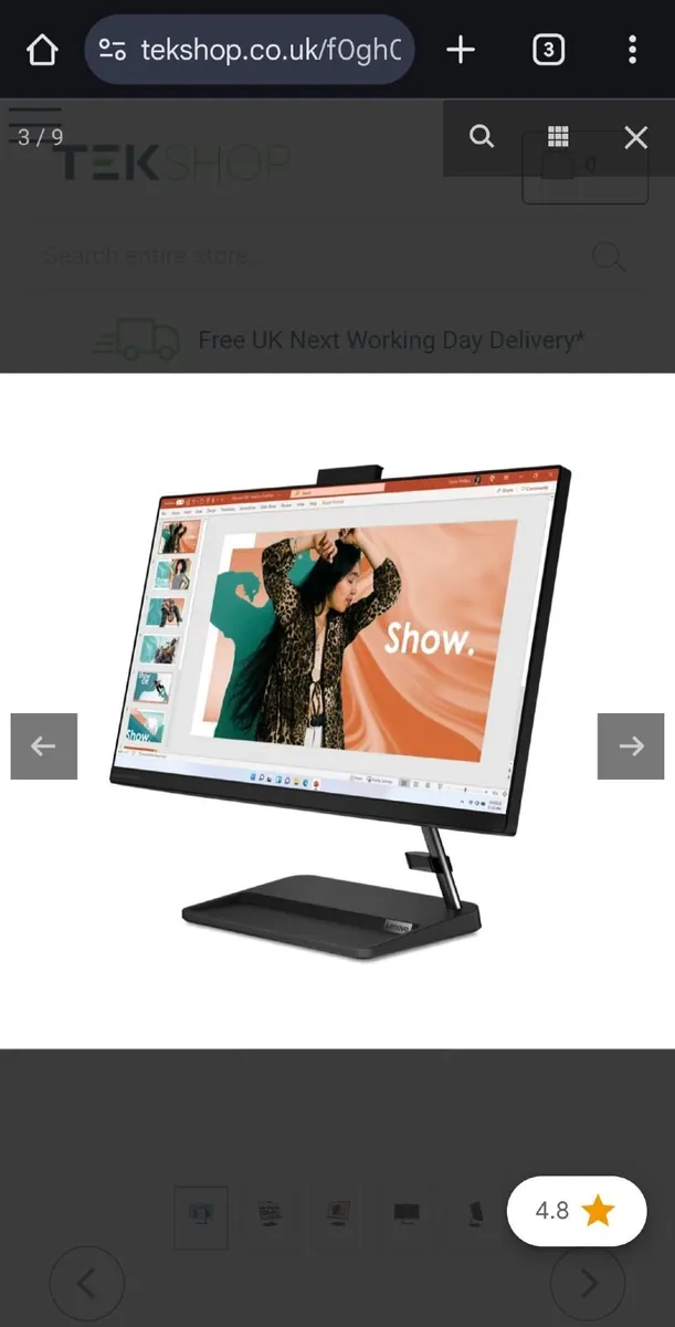 Lenovo AIO 24INCH i5 ,13th generation desktop pc @ - Image 2