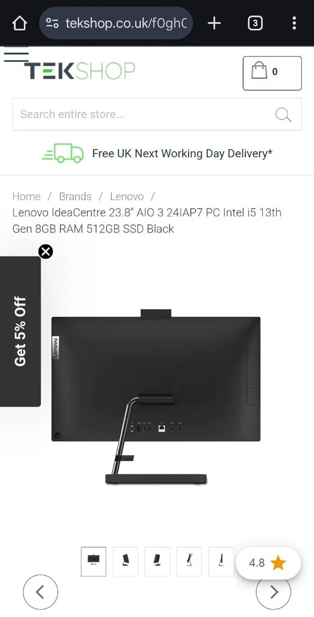 Lenovo AIO 24INCH i5 ,13th generation desktop pc @ - Image 4
