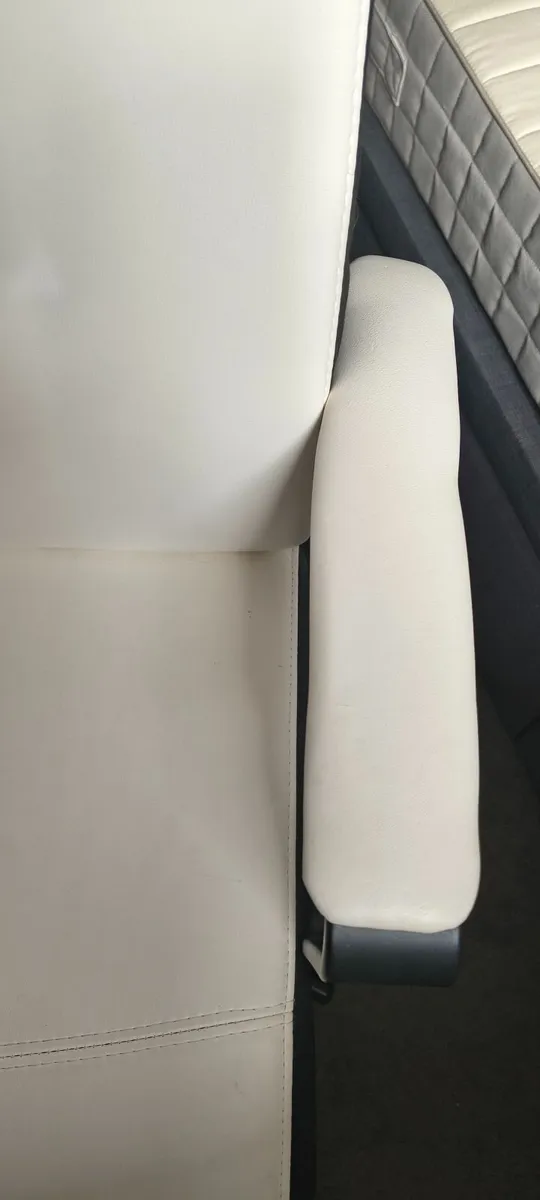 Desk Chair Ikea White Used - Image 4