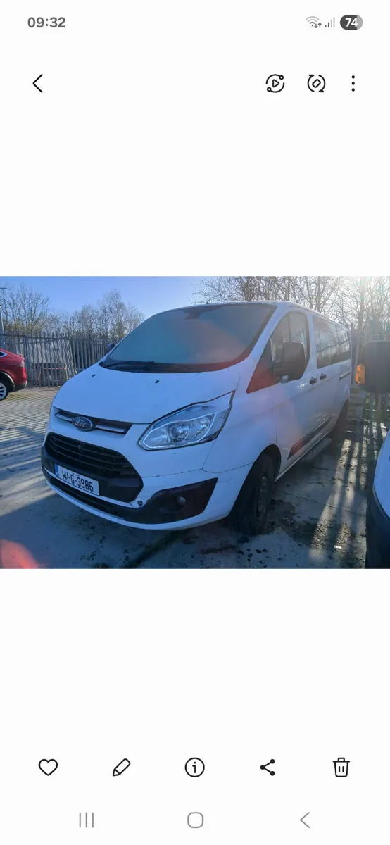 2014 Ford Tourneo 9 seats - Image 1