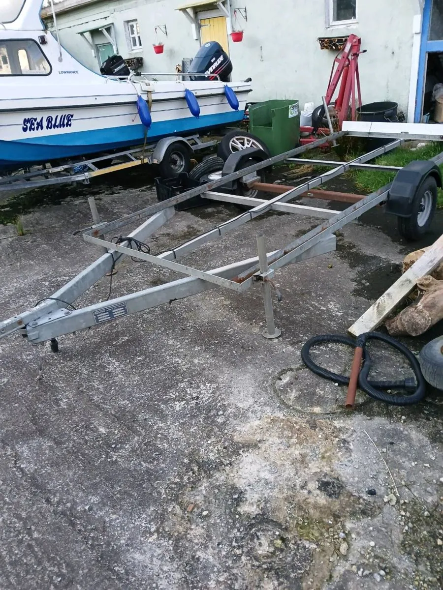 Galvanised chassis   trailer 12foot x 5foot - Image 1