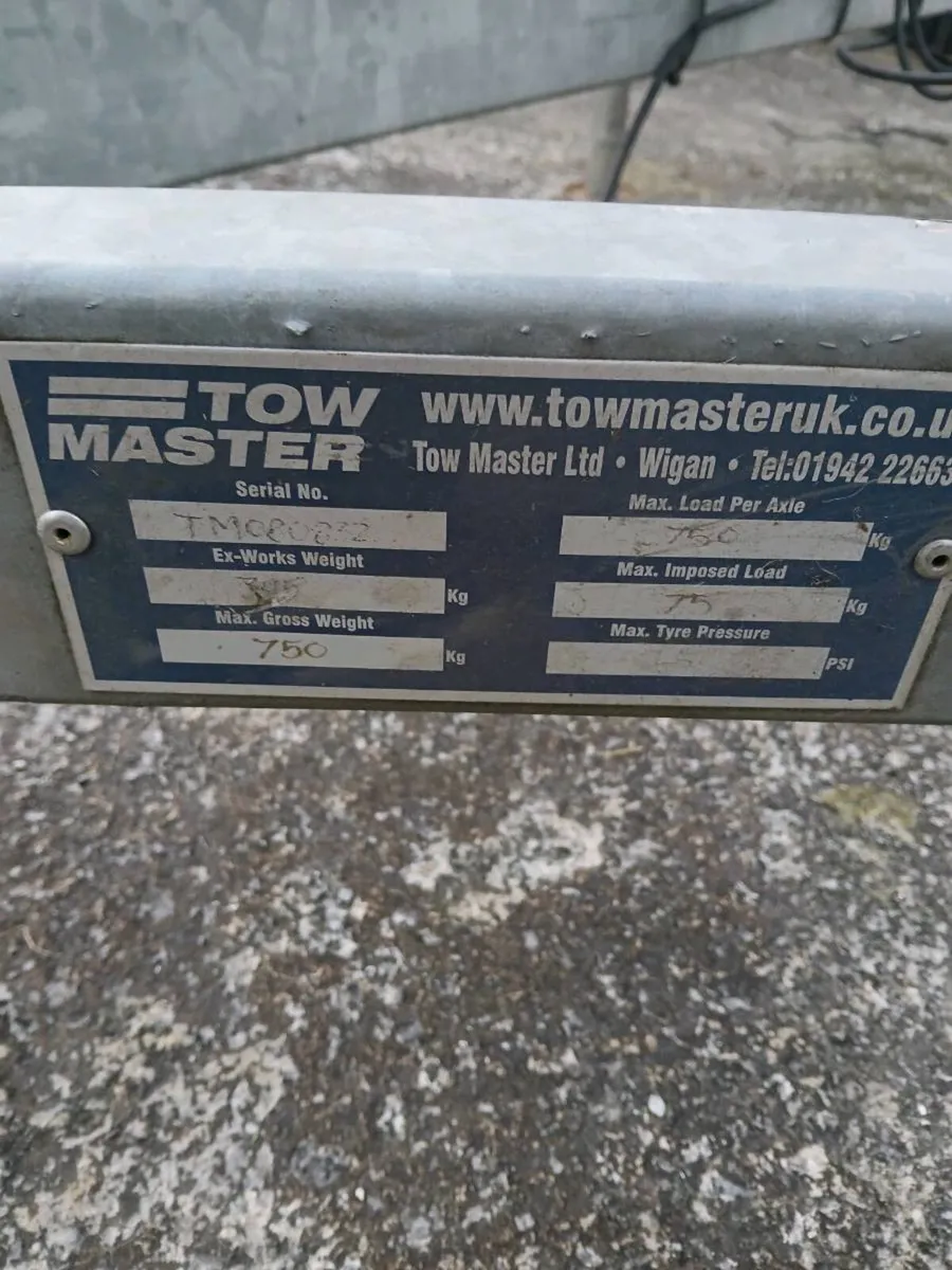 Galvanised chassis   trailer 12foot x 5foot - Image 2