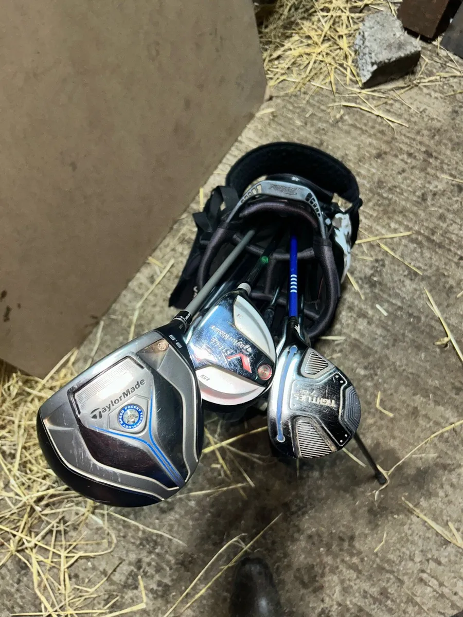 Golf Clubs and Bag - Image 2