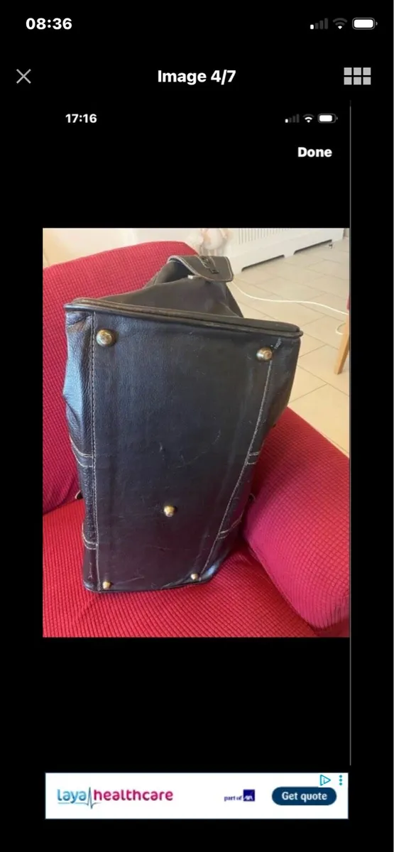 Large Leather Hold-all - Image 4