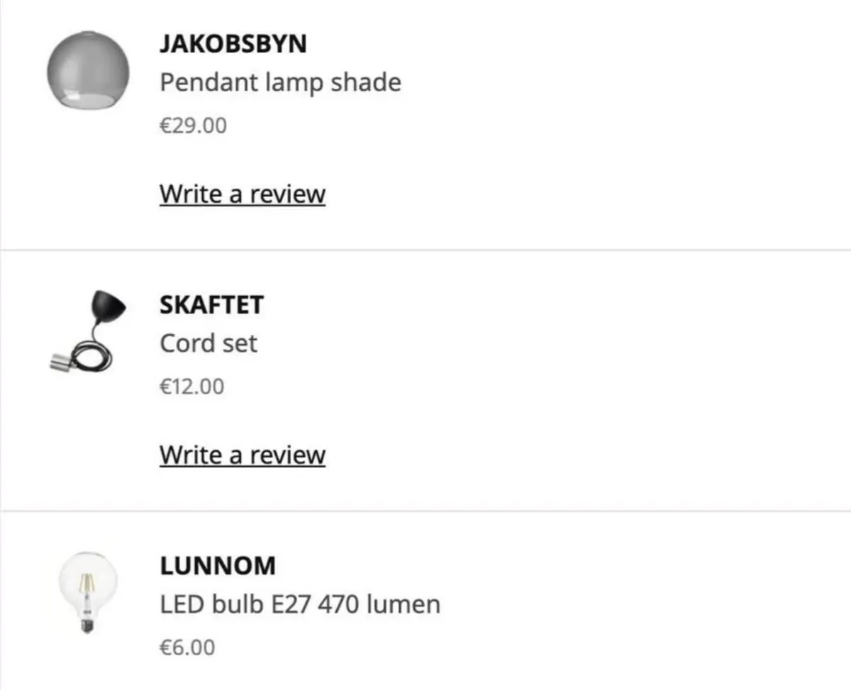 Lamp ikea with light bulb - Image 3