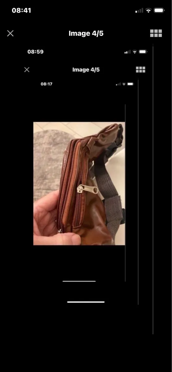 New- Leather Waist Bag - Image 4