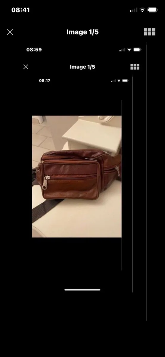 New- Leather Waist Bag - Image 1