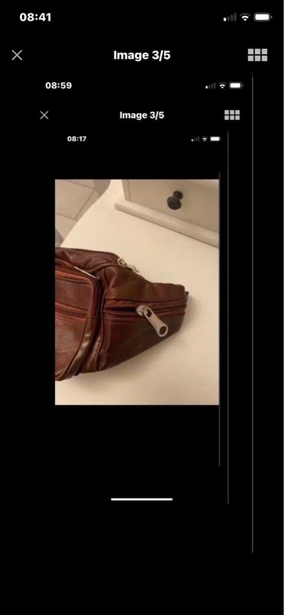 New- Leather Waist Bag - Image 3