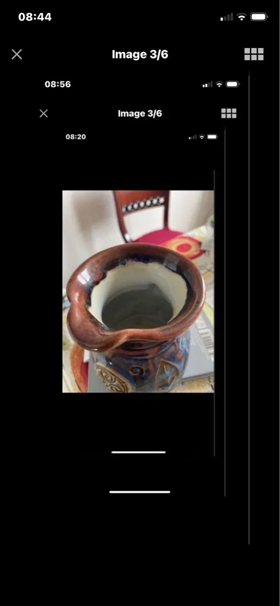 Colm De Ris Celtic Pottery Jug - Image 3