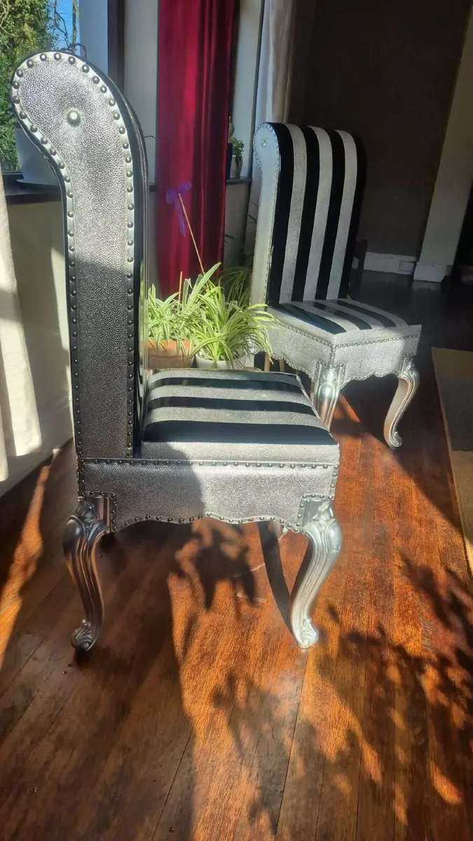 ✨ Elegant Baroque Style Accent Chairs – Set of 2 ✨ - Image 2