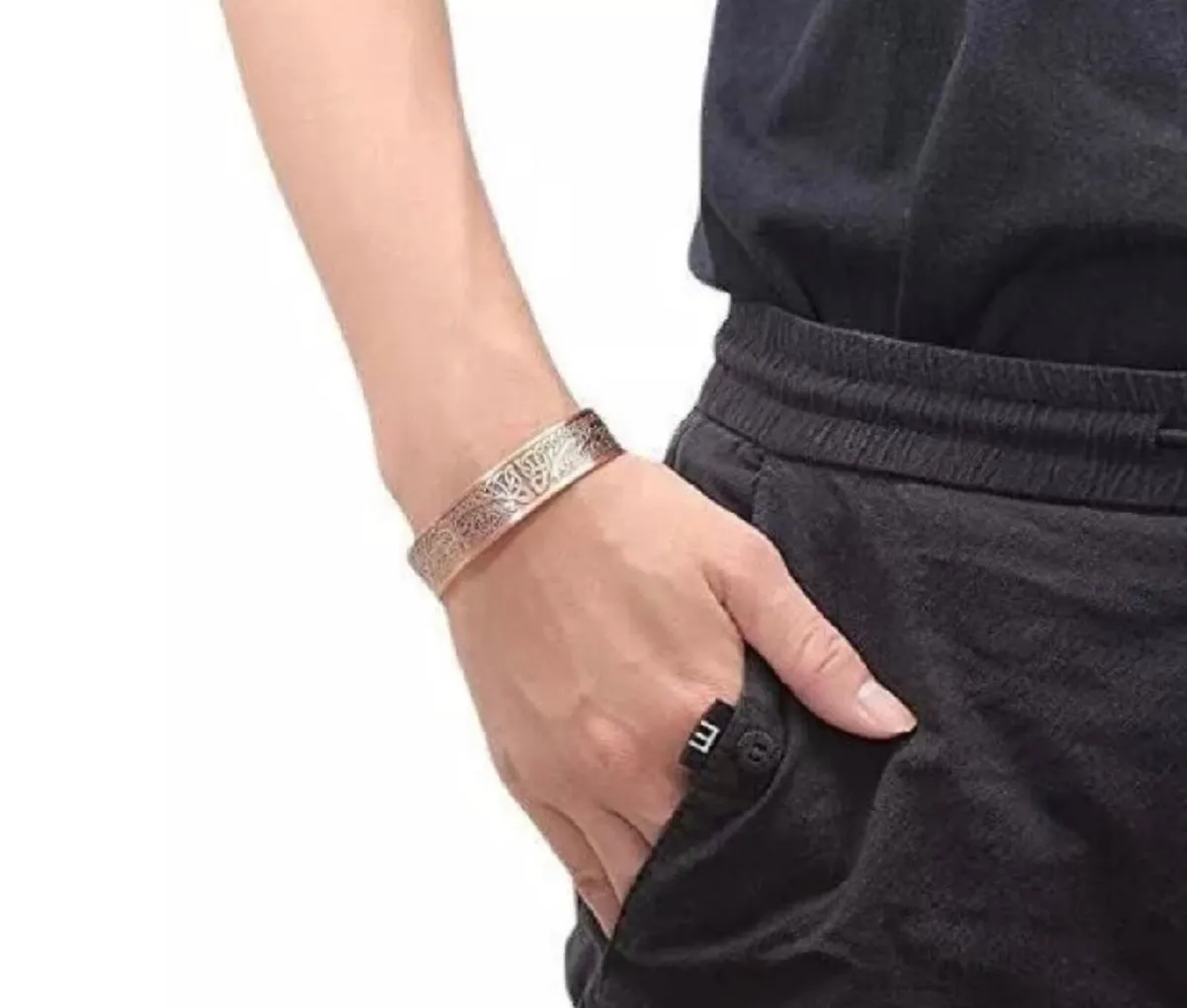 Copper Magnetic Bangle Pain Relief Bracelet NEW - Image 4