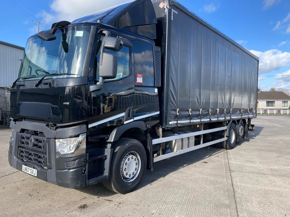 2018 Renault T Range 6x2 27 ft curtainside - Image 2