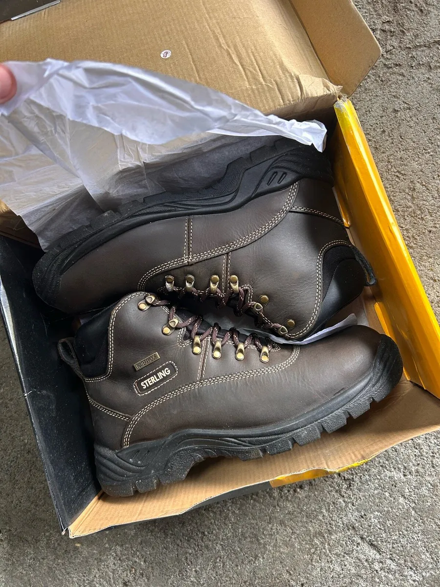 Steel toe working boots - Image 3