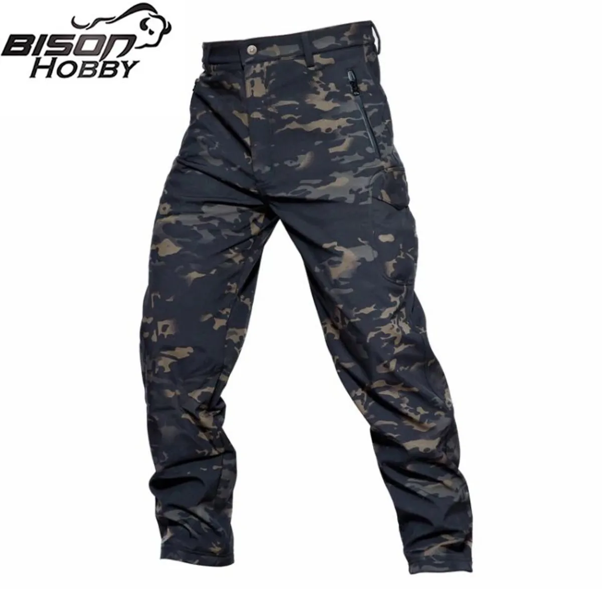 Tactical Camouflage Softshell Trousers M,L,XL - Image 1