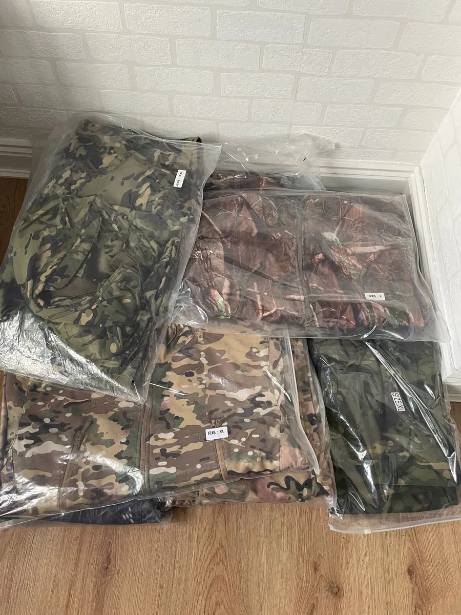 Tactical Camouflage Softshell Trousers L,2XL - Image 3