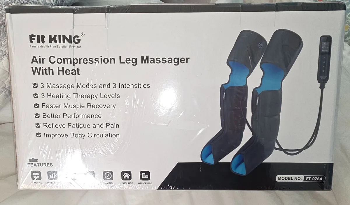 Air Compression Leg Massager with Heat - Image 2