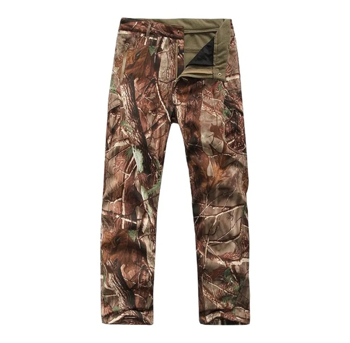 Camouflage Softshell Trousers Tree Camo XL - Image 1