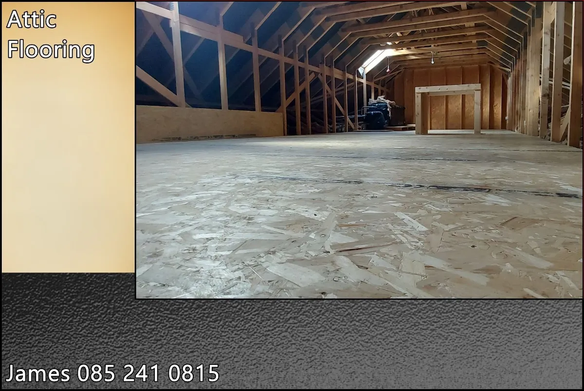Attic Floor Installation - Image 1