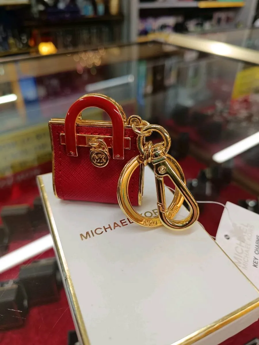 Michael Kors Mini Red Bag Charm Brand New - Image 2