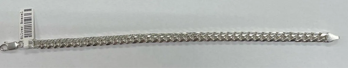 Mens 925 Silver Bracelet - Image 3