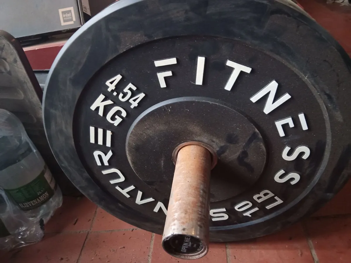 Hex trap bar olympic bumper plates set 300kg - Image 3