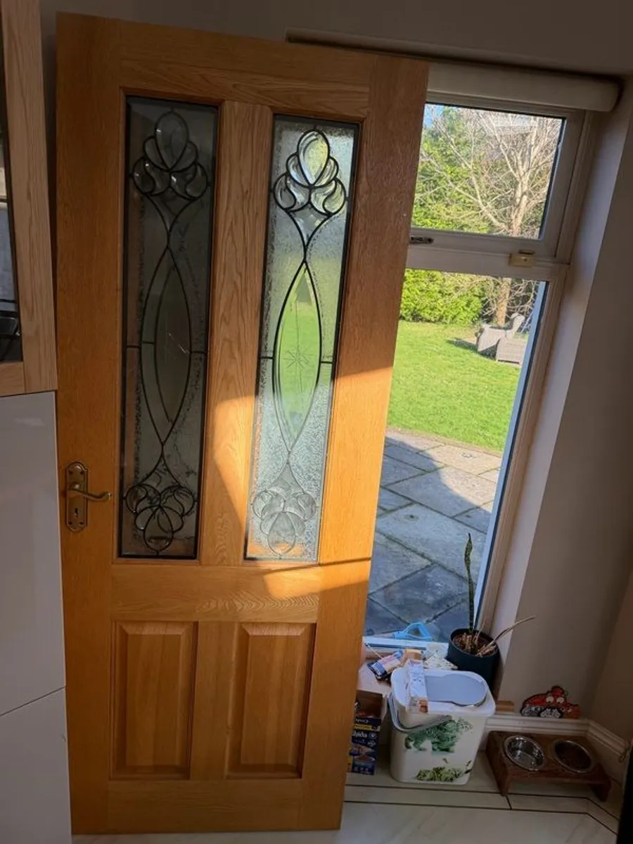 Solid wood internal glazed doors - Image 1